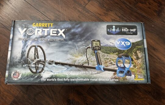 My new Garrett Vortex VX9 Metal Detector